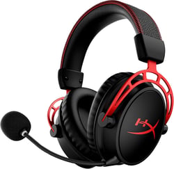 Micro-casque HYPERX Cloud Alpha Wireless - Simili cuir - Noir et rouge - 317 g