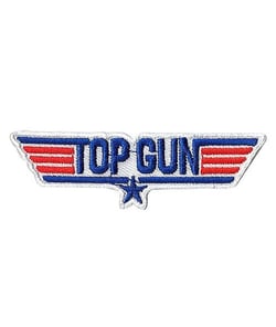 Écusson imprimé “Top Gun” – Top Gun – 75x22mm️ Multicolore