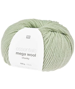Laine à tricoter Essentials MEGA WOOL Chunky - 100GR - RICO Design 37 Sauge