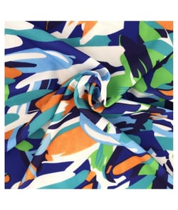 Tissu jersey motifs fleuris de 150 cm de largeur print006 vendu par 50 cm
