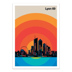 Affiche 50x70 cm - Lyon 69 - Bo Lundberg