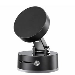 Avizar Support Magnétique pour Smartphone Rotatif avec Ventouse pour Voiture et Bureau Noir