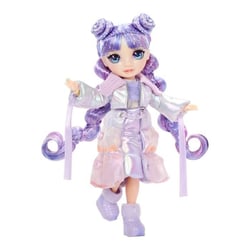 Winter Wonderland - 1 poupée mannequin (Violet) de 27cm - 1 tenue magique et accessoires - Bonhomme de neige a créer