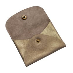 MINI POCHETTE BOUTON PRESSION - CUIR Julo - 11,5x8,5 cm