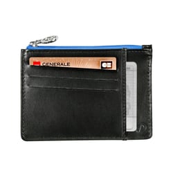 PORTE-CARTES / MONNAIE - CUIR Holi - 13,2x9,5x0,2 cm