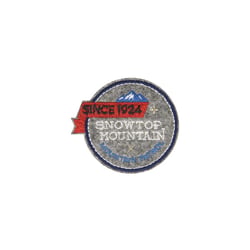 Lot de 3 écussons thermocollants SINCE 1924 snowtop mounta 4x4cm