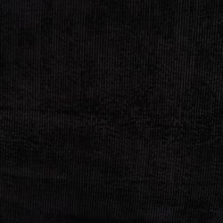Tissu Velours côtelé lavé uni Noir