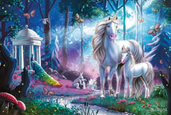 Puzzle 200 pièces - La Licorne et son Poulain - Schmidt Spiele