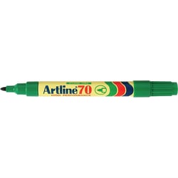 Lot de 12 marqueurs permanents pointe conique 1,5 mm - ARTLINE - Vert - 70