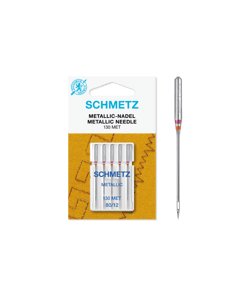 Aiguilles Metallic pour machine à broder - Dimension 80/12 - 130 MET - 5 Pces - SCHMETZ Or