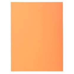 Paquet de 50 chemises 2 rabats SUPER 210 - 24x32cm - Orange - x 5 - Exacompta