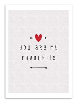 Affiche - You are my favorite - Orara Studio