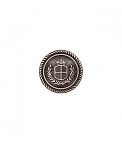 Carte de 3 boutons blazer à queue argent 18mm - Prym Argent