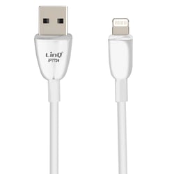LinQ Câble USB vers Lightning 3A Charge et Synchro Rapide 1,2m Blanc