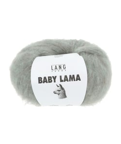 Pelote de laine BABY LAMA - Lang Yarns - Fil noble, moelleux et isolant thermique 0072 bleu