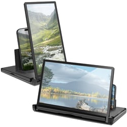 Avizar Amplificateur Écran HD 12'' pour Téléphone Mode Vertical Horizontal Noir