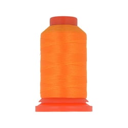 Bobine fil mousse polyester 1000m fabriqué en France pour surjeteuse Orange