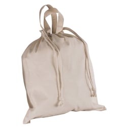 Sac en coton av. cordon, non imprimé, nature, 40x42cm, 1 pce.