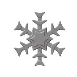 Rayher - Perforatrice à embosser empreinte relief Flocon de neige