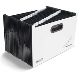 Trieur - Valisette - Classement - 26 compartiments - Blanc - Format A4+ - Rapesco
