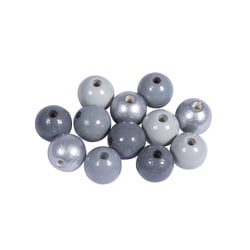 Perles en bois 12mm Assortiment
