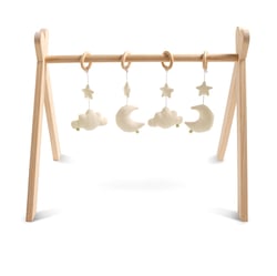 Arche d'éveil bois avec 4 jouets