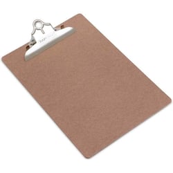 Porte-bloc - Pour documents A4 - Bois - Clip métal - Rapesco