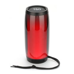 Enceinte Bluetooth Portable 1800mAh LED Colorée Compatible Tous Appareils Son 360° Noir YONIS