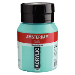 Peinture Acrylique - Vert turquoise - 661 - Amsterdam - Pot de 500ml
