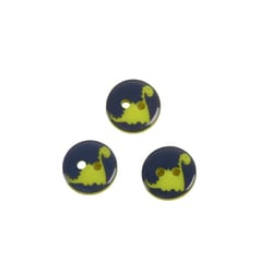 Bouton 2 trous enfant dinosaure