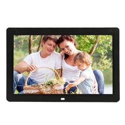 Cadre Photo Numérique Tft LED 12 Pouces Lecteur Média USB SD Vidéo Mp4 MP3 Noir YONIS