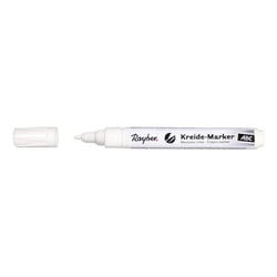 Marqueur craie, blanc, Pointe ronde 1 - 2mm