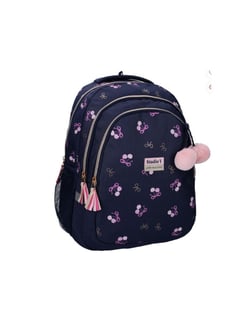 Sac à dos Mybagstory - Bleu - cerises