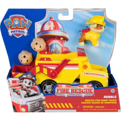 Coffret pat patrouille fire rescue : ruben avec son camion benne de pompier - véhicule - figurine - paw patrol - spin master - 20151461
