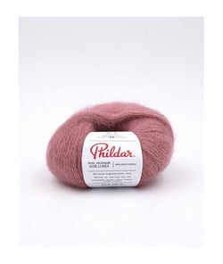 Fil exceptionnel à tricoter PHIL MOHAIR SOIE LUREX - 25GR - Phildar Vieux Rose