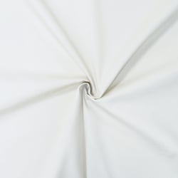 Tissu popeline de coton Blanc - designers-factory (1m x 1m46)