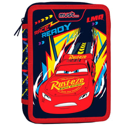 Trousse garnie Cars Race Ready Must 21 CM - 2 compartiments