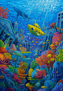 Puzzle 1500 pièces - Art Collection - Atlantide - Castorland