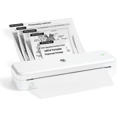 Mini Imprimante Sans Fil Haute Résolution 300 DPI Papier Multi-Taille Portable YONIS