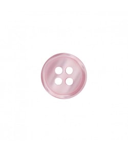 Carte de 4 boutons chemises 4 trous 12mm - Prym Rose Clair
