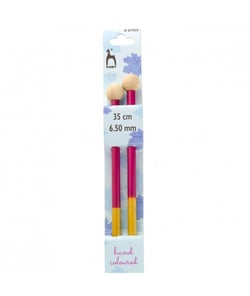 Aiguilles à tricoter 35 cm Bois Flair Du N°3 au 10 - Pony taille n°6,5