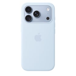 Coque en silicone Apple avec MagSafe pour iPhone 18 Pro – Bleu lumineux