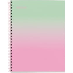 Cahier - A4 - Spirales - Petits carreaux - 80 feuilles perforées - Couverture rigide - Miquelrius