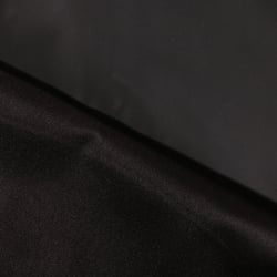 Tissu Toile à sac envers PVC déperlant ultra robuste Noir