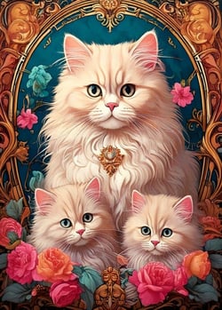 Puzzle 300 pièces - Trio de Chats - Bluebird Puzzle