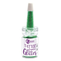 Ki-Sign - Paillettes pour la peau Vert Flacon 7 ml