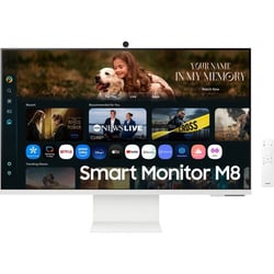 Moniteur Samsung Smart Monitor M8 S32FM801UU - Blanc - 32 pouces