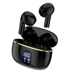 Avizar Écouteurs TWS Bluetooth 5.3 Compatible Siri Modèle Dallas Noir