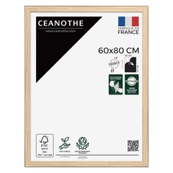 Cadre photo Newton bois noir 60x80 cm