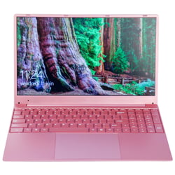 PC Portable windows 11 Ultrabook 15.6 Pouces 8GB+128GB Intel 2.3GHz Rose YONIS